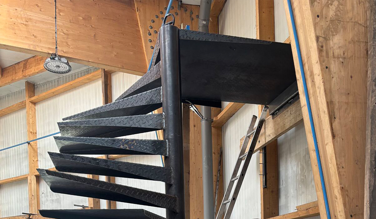 escalier metal